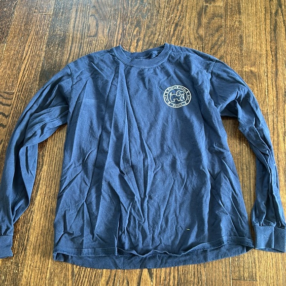 Puppie love long sleeve navy and camouflage shirt - Picture 3 of 5